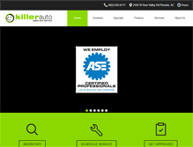 Tablet Screenshot of killerautosales.com